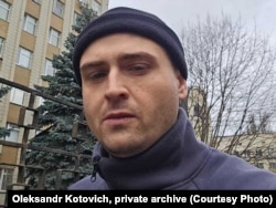 Александр Катович после освобождения из колонии в Беларуси