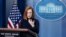 USA – White House Press Secretary Jen Psaki holds a news conference during which she discussed the situation in Ukraine in regards to Russia's buildup of forces along the border. Washington, 24 January 2022