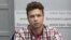 BELARUS -- Belarusian dissident journalist Raman Pratasevich attends a news conference at the National Press Center of Ministry of Foreign Affairs in Minsk, June 14, 2021
