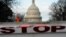 U.S. -- A security barricade is placed in front of the U.S. Capitol on the first day of a partial federal government shutdown in Washington, U.S., December 22, 2018