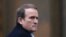 BELARUS -- Ukrainian tycoon Viktor Medvedchuk arrives to take part in talks in Minsk, January 31, 2015