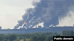 Пожар НПЗ в Нижнекамске