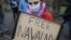 Protest in front of the Russian Embassy in Bucharest, Romania in solidarity with Alexei Navalny. (Inquam Photos / Octav Ganea)