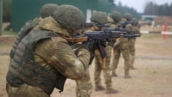 Белорусская армия проводит тренировки