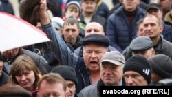 "Марш нетунеядцев" в Слониме 19 марта