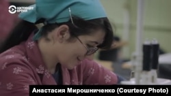 Анна Печинина, кадр из фильма "Дебют"