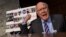 U.S. -- With examples of Russian-created Facebook pages behind him, Sen. Patrick Leahy (D-VT) questions witnesses during a Senate Judiciary Subcommittee on Crime and Terrorism hearing titled 'Extremist Content and Russian Disinformation Online' on Capitol