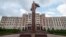 Moldova -- A monument of Lenin in front of the Parliament building in Tiraspol, the capital of Moldova’s breakaway Transdniestrian province, June 7, 2013