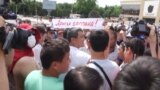 На юге Казахстана протестуют эвакуированные после взрывов в Арыси