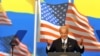 US Vice President Joe Biden addresses an audience in Kyiv, Ukraine on July 22, 2009.