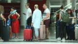 Ситуация в аэропорту Тбилиси после введения Россией временного запрета на авиасообщение с Грузией
