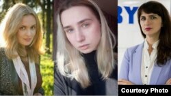 Слева направо: Катерина Андреева, Дарья Чульцова, Катерина Борисевич