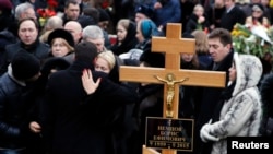 Похороны Бориса Немцова. Москва, 2 марта 2015