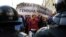 Демонстрация против повышения пенсионного возраста в России. Ноябрь 2018 года
