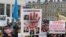 Шествие в годовщину убийства Бориса Немцова в Санкт-Петербурге. Февраль 2019 года