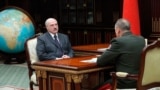 Belarus — Alexander Lukashenko meets Minister of Emergency Situations Uładzimier Vaščanka (Vladimir Vashchenko), 9apr2020