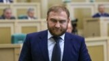 Russia -- Russian Federation Council member Rauf Arashukov at a meeting of the Russian Federation Council on October 12, 2016