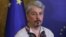 UKRAINE – Minister of Culture and Information Policy of Ukraine Oleksandr Tkachenko during the briefing of the Ministers of Culture of Eastern and Central European countries in Lviv, June 29, 2022  
