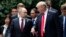 VIETNAM -- U.S. President Donald Trump (R) and Russia's President Vladimir Putin talk as they make their way to take the "family photo" during the Asia-Pacific Economic Cooperation (APEC) leaders' summit in Danang, November 11, 2017