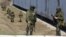 Российские военные на базе в Перевальном в Крыму 