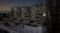 Russia -- A residential building during a power blackout