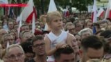 В Польше – массовые протесты против правящей партии "Право и справедливость"