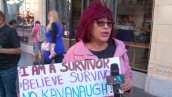 Сотни жертв сексуальных домогательств вышли на акцию протеста в Лос-Анджелесе