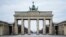 GERMANY -- The Pariser Platz in front of the Brandenburg Gate is empty in Berlin, Germany, Thursday, March 19, 2020. 