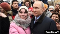 Путин на встрече с жителями Иванова, март 2020 года
