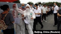 Массовое тестирование на коронавирус в Пекине