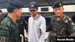 Арест подозреваемого в теракте в Бангкоке, фото South China Morning Post