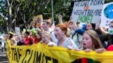 Америка: глобальный климатический протест