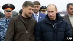 Рамзан Кадыров и Владимир Путин, Грозный, 16 октября 2008