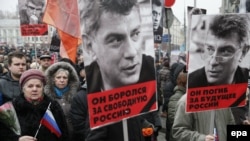 Траурный марш в Москве в память о Борисе Немцове 