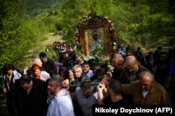 Православные паломники в Болгарии. Апрель 2019 года. Фото: AFP