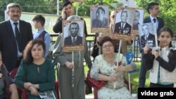 Акция "Бессмертный полк" в Душанбе 9 мая 2017 года