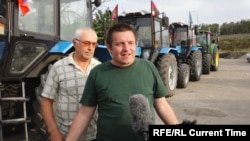 Один из организаторов "тракторного марша" Алексей Волченко