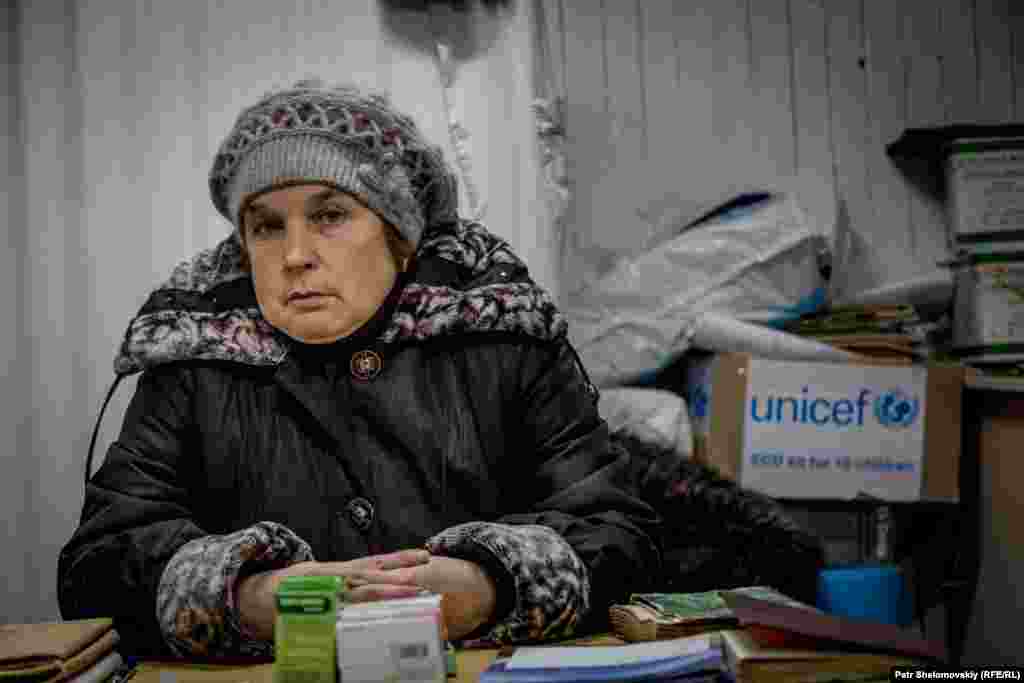 Светлана Марченко &ndash; единственная медсестра в поселке Никишино, находящегося вблизи Дебальцево