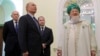 Верховный муфтий России Талгат Таджуддин с Владимиром Путиным