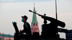 Репетиция парада Победы в Москве 18 июня 2020 года во время эпидемии коронавируса. Фото: ТАСС