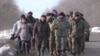Бойцы 53-й бригады ВСУ Украины в Широком Лане пошли маршем протеста на Николаев 