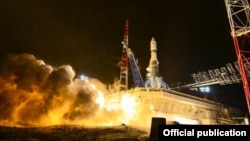 Пуск ракеты-носителя "Союз-2.1В" с космодрома Плесецк