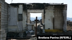 Последствия пожара в Хакасии 