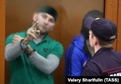 Shadid Gubashev in the Moscow District Military Court for sentencing on July 13, 2017