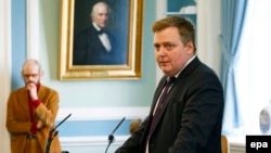 Премьер-министр Исландии Сигмюндюр Давид Гуннлейгссон