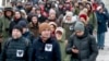 RUSSIA -- People take part in the March of Maternal Anger in Moscow, February 10, 2019