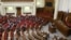 Ukraine -- The opposition factions of the parliament declare plenary session meeting of the Verkhovna Rada open in the plenary session hall, Kyiv, 04Apr2013