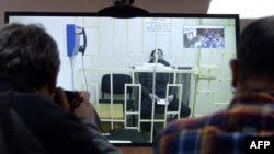 Заур Дадаев в зале суда 1 апреля 