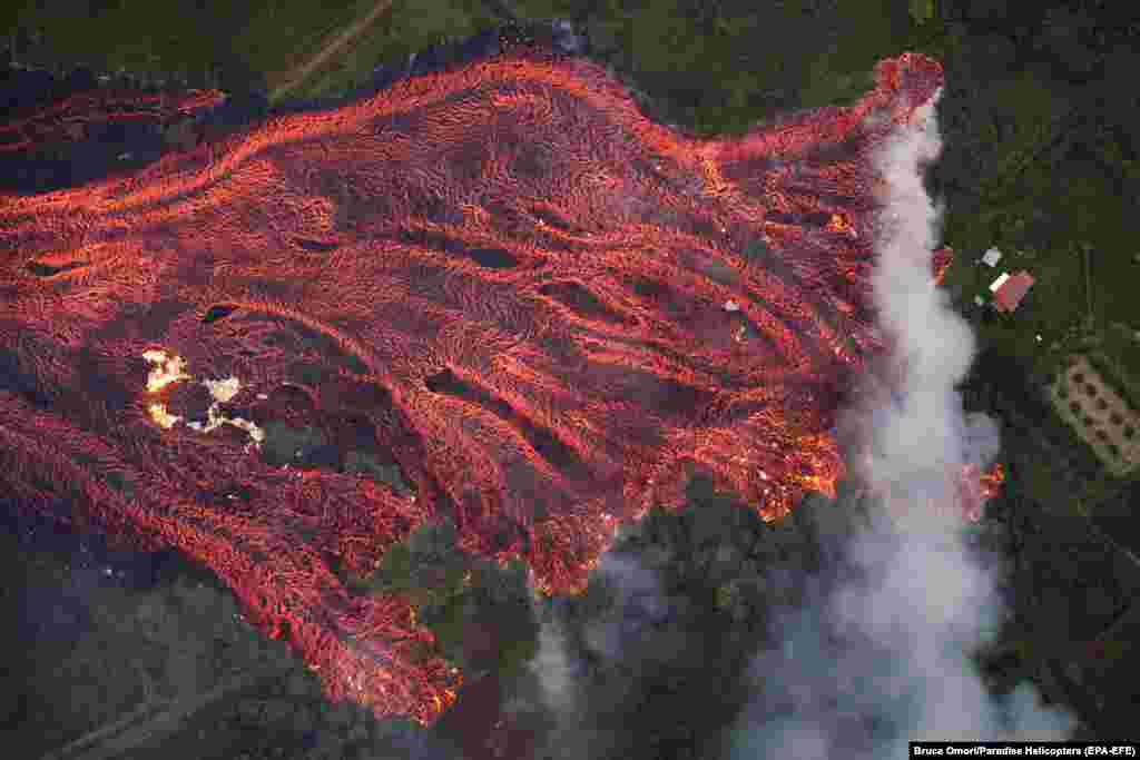 Извержение вулкана на Гавайях