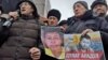 Kazakhstan – the mourning rally in memory of civil activist Dulat Agadil wich died in a Nur-Sultan city police detention center. Almaty, 27Feb2020